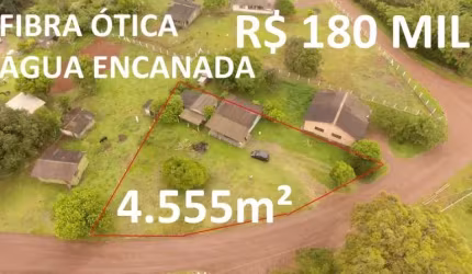 113913 - CHACRINHA COM CASA, FIBRA ÓTICA, DE ESQUINA, ÓTIMO PONTO COMERCIAL RURA