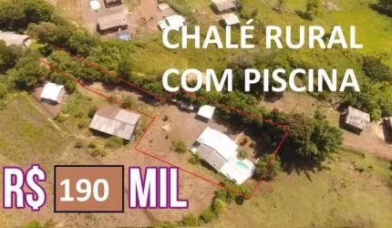 CHACRINHA COM CHALE E PISCINA EM SANTO ANTÔNIO DA PATRULHA