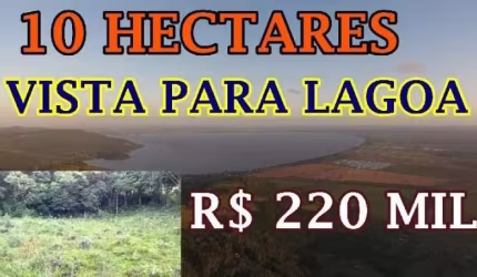 [85961]  SÍTIO COM VISTA PARA LAGOA EM SANTO ANTÔNIO DA PATRULHA COM 10 HECTARES