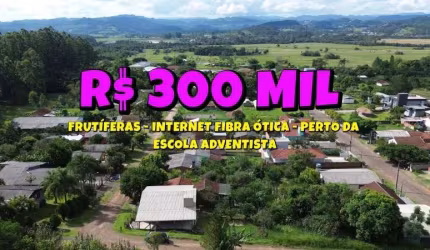 [119599] CHÁCARA EM ROLANTE PRÓXIMO  ESCOLA ADVENTISTA CASA REFORMADA 3 QUARTOS FIBRA ÓTICA
