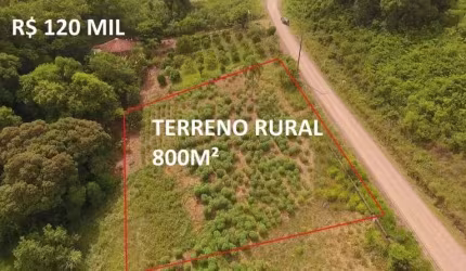 MINI CHÁCARA/TERRENO RURAL COM LUZ E INTERNET FIBRA ÓTICA EM TAQUARA