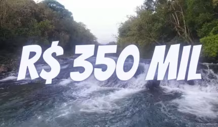 SÍTIO ESCRITURADO COM RIO E CACHOEIRA, POMAR, ROÇA, CASA E 14,5 HECTARES NO CARAÁ