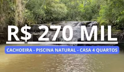[ 108459 ]  SÍTIO COM CASA DE QUATRO QUARTOS, POMAR, POÇO, ROÇA, RIACHO E 2,7 HECTARES NO CARAÁ
