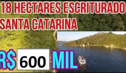 [85970]SÍTIO DAS ÁRVORES E DAS ÁGUAS EM SÃO BONIFÁCIO COM 18 HECTARES