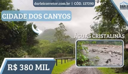 [127290] MINI CHACRINHA NOS CANYONS COM RIO DE ÁGUAS CRISTALINAS EM PRAIA GRANDE, SANTA CATARINA