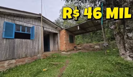 [571] TERRENO RURAL EM SANTO ANTÔNIO DA PATRULHA CASA LUZ FIBRA ÓTICA ÁGUA ENCANADA E FRUTÍFERAS