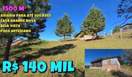 [581] CHÁCARA EM GRAVATAÍ, MORUNGAVA, A 1,5KM DA RS 020 COM CASA, LUZ, INTERNET, ÁGUA DE POÇO ARTESIANO