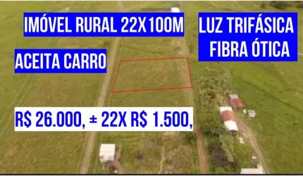 [113823] TERRENO RURAL EM SANTO ANTÔNIO DA PATRULHA 1100M² LUZ TRIFÁSICA E FIBRA ÓTICA | ESTUDA PROPOSTA