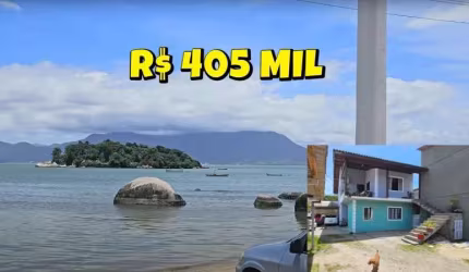 [681] CASA DE DOIS ANDARES PERTO DA PRAIA E DO AEROPORTO EM FLORIANÓPOLIS | TROCA POR SÍTIO