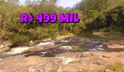 [696]CHÁCARA NO CARAÁ 6HA ESCRITURA, RIO COM CACHOEIRA, IDEAL PARA POUSADA OU AIBNB