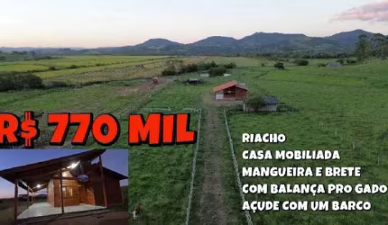 [749] CABANHA EM SANTO ANTÔNIO DA PATRULHA, NA LOCALIDADE DE PORTO RAMOS, 7,5HA COM ESCRITURA