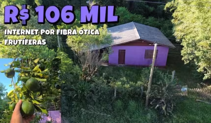 [482]MINI CHACRINHA EM SANTO ANTONIO  COM CASA DE ALVENARIA, POMAR, LUZ, FIBRA ÓTICA E ÁGUA ENCANADA