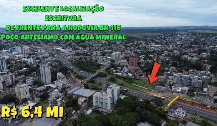 [759] TERRENO DE ALTO PADRÃO EM NOVO HAMBURGO, ESCRITURADO, DE FRENTE PARA A BR 116, MEDE 7600M²