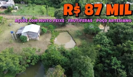 [775] CHÁCARA DO GAITEIRO EM TAQUARA NA FAZENDA FIALHO COM  1658 M² COM AÇUDE CHEIO DE PEIXE
