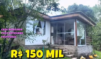 [779]MINI CHACRINHA EM TAQUARA COM CASA MOBILIADA, POMAR, POÇO E FIBRA ÓTICA