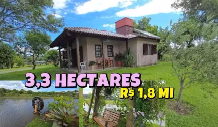 [692]CHÁCARA EM ROLANTE 3,3HA AÇUDES POMAR JARDIM HORTA FRENTE PARA RODOVIA
