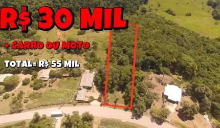 [702] CHÁCARA EM TAQUARA 3230M² COM GALPÃO, LUZ, ÁGUA ENCANADA E FIBRA ÓTICA, ACEITA CARRO
