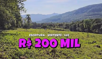 [501]CHÁCARA EM ROLANTE 3HA  ESCRITURA, LUZ, VERTENTE AÇUDE R$ 220 MIL - ACEITA CARRO ATÉ 80 MIL