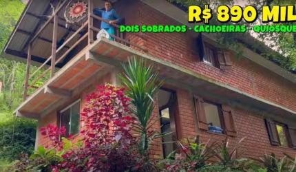 [405] CHÁCARA EM SÃO FRANCISCO DE PAULA RS, 14HA, DUAS CASAS, RIACHO COM LINDAS CASCATAS, MUITO VERDE