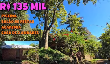 [845] CASA NA FAZENDA FIALHO NO CONDOMÍNIO, COM PISCINA, SALÃO DE FESTAS, ACADEMIA, CAMPO DE FUTEBOL