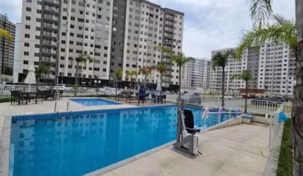 Apartamento de 3 quartos no Camorim - 1ª locação com infraestrutura completa. Sol da manhã e vista livre para as montanhas.