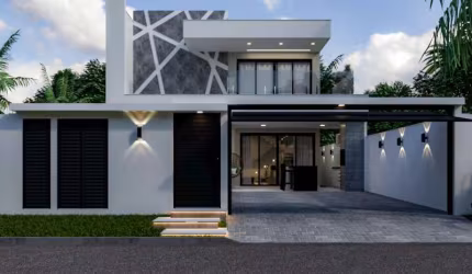 Recreio, Jardins de Maria, belissima casa com 4 suites, , 283m², alto padrão de acabamento, piscina, sauna área gourmet