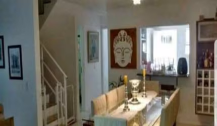 Recreio, Jardins de Barra Bonita, casa duplex com 245m², 5 quartos (3 suites), moveis planejados, vista Pedra da Gavea