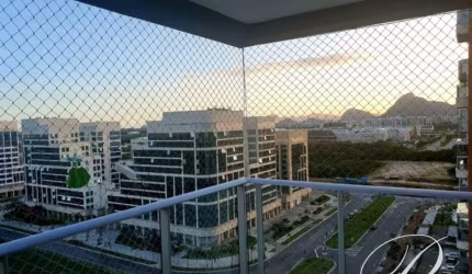 Barra da Tijuca, Soho Design Residence, linda cobertura duplex, 3 suites, semi-mobiliada