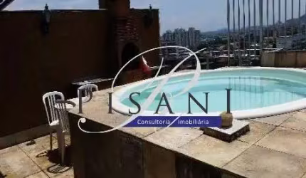 Freguesia,  excelente cobertura com 245m², 4 quartos, piscina