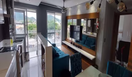 Taquara, Via Alto Mapendi, lindissima cobertura, 2 quartos (suite), moveis planejados, decorado, 2 vagas