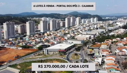 LOTES À VENDA, PORTAL DOS IPÊS III - CAJAMAR