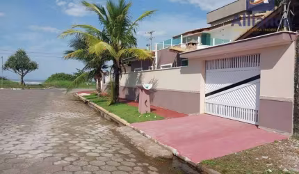 Casa com 4 suítes frente pro mar à venda, 250 m² de construção terreno 360mts²por R$ 1.200.000 - Cibratel II - Itanhaém/SP