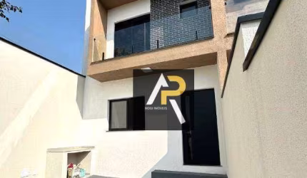 Sobrado novo a venda com 3 quartos, sendo 1 suíte, espaço gourmet e piscina 120 m² no Jardim Esperança - Mogi das Cruzes/SP