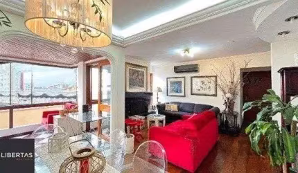 Apartamento com 3 Dormitórios, Suíte e Sacada e 1 vaga - 115m² - Petrópolis