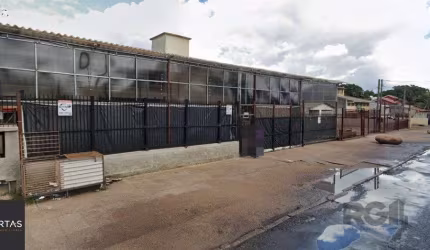 Pavilhão/Depósito , em estrutura montada com mezanino montado com escritório, cozinha,
