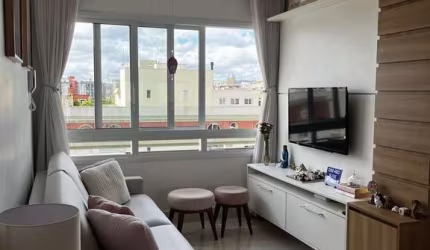 Amplo apartamento de 1 dormitório totalmente mobiliado