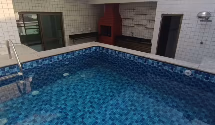 CASA DUPLEX COM PISCINA E  CHURRASQUEIRA ,  2 VAGAS DE GARAGEM no EMBARÉ EM SANTOS