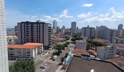 COBERTURA NA PONTA DA PRAIA COM PISCINA , CHURRASQUEIRA   e 4 vagas PRIVATIVAS SENDO @ FECHADAS