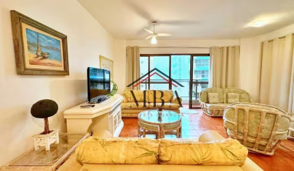 LOCAÇÃO ANUAL - Apartamento com 3 dormitórios para alugar, 121 m² por R$ 5.500/mês - Praia das Pitangueiras - Guarujá/SP