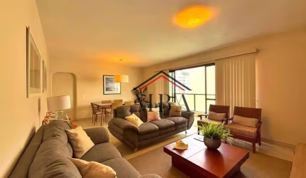 LOCAÇÃO ANUAL ALTO PADRÃO - Apartamento REFORMADO com 3 dormitórios para alugar, 148 m² por R$ 6.500/mês - Praia das Pitangueiras - Guarujá/SP