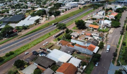 Terreno com duas frentes na marginal da BR 467 com 559m²