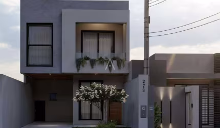 Sobrado à venda com 1 suíte e 2 quartos, localizado no Bairro Vista Linda, em Cascavel - Pr., por R$ 790.000,00