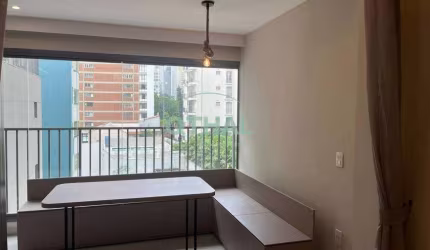Apto para alugar Mobiliado de 44m² com 01 dormitório, 01 vaga no Paraiso.