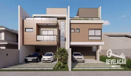 Sobrado com 3 dormitórios à venda, 155 m² por R$ 900.000,00 - Costeira - São José dos Pinhais/PR