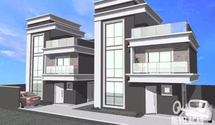 Sobrado com 3 dormitórios à venda, 144 m² por R$ 800.000,00 - Uberaba - Curitiba/PR