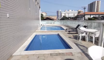 Apartamento 02 dormitórios semi-mobilíado com área de lazer completo