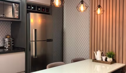 LINDO GEMINADO SEMI MOBILIADO, 2 QUARTOS A  VENDA NO VILA NOVA SÓ 405 MIL