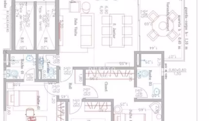 Apartamento para Locação em Indaiatuba, Jardim Pompéia, 3 dormitórios, 3 suítes, 4 banheiros, 3 vagas