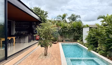 Casa 3 quartos, sendo 3 suítes, piscina aquecida, varanda gourmet Alphaville 1 - Ribeirão Preto/SP