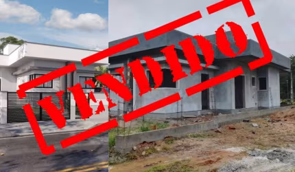 Casa com 2 quartos à venda na Travessa Osny Ubaldo Correia, 23, Forquilhas, São José por R$ 358.000